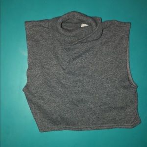 Crop top sweater-tank